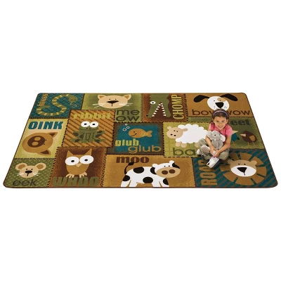 Carpets For Kids Animal Sounds Toddler Rug - Nature - 4' X 6' Rectangle 4 Carpets For Kids Animal Sounds Toddler Rug - Nature - 4' X 6' Rectangle - Image 2