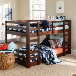 Twin Over Twin Indy Solid Wood Low Bunk Bed - Saracina Home 19 Twin Over Twin Indy Solid Wood Low Bunk Bed - Saracina Home -Child Furniture Shop GUEST 4c4e96bd d483 4ae0 a8be fd0586b37fad