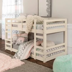 Twin Over Twin Indy Solid Wood Low Bunk Bed - Saracina Home 17 Twin Over Twin Indy Solid Wood Low Bunk Bed - Saracina Home -Child Furniture Shop GUEST 4f052a60 3845 4f84 91b9 34fbe3eba04e