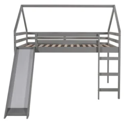 Full Size House Shape Loft Bed With Slides - ModernLuxe -Child Furniture Shop GUEST 50eeb2fb fcd4 44fd 837e 909140296583