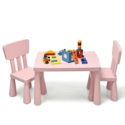 Costway Kids Table & 2 Chairs Set Toddler Activity Play Dining Study Desk Baby Gift -Child Furniture Shop GUEST 53bd2ff2 ee55 4706 a510 5c0ecfa49b45