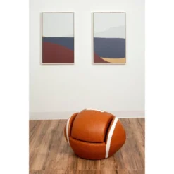 Upholstered Football Chair With Pull Out Ottoman - Gift Mark -Child Furniture Shop GUEST 53d0e3ce 65c6 49c1 967e 00c663964c42