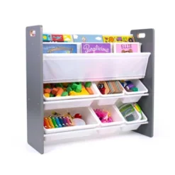 Read N Play 6 Bin Organizer & 2 Tier Bookrack White - Humble Crew 11 Read N Play 6 Bin Organizer & 2 Tier Bookrack White - Humble Crew -Child Furniture Shop GUEST 552e0e29 3cd9 4430 a133 836a33de74b5