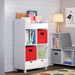 Kids' Book Nook Cubby Storage Cabinet With Bookrack - RiverRidge Home -Child Furniture Shop GUEST 55cb099a e27b 401c 8daf 8e4f1506d5a8