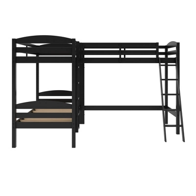 Twin Veronica Triple Wood Bunk Bed - Room & Joy 5 Twin Veronica Triple Wood Bunk Bed - Room & Joy - Image 3