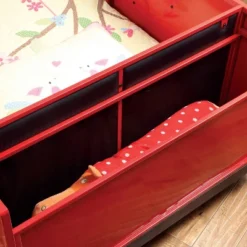 Twin Sumater Fire Truck Kids' Bed - Red/Black MiBasics -Child Furniture Shop GUEST 588834ea 6a67 4e61 909c cd726881b2f2