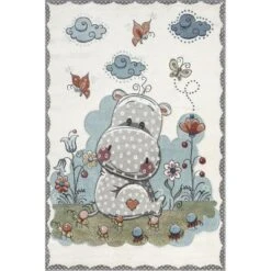 NuLOOM Edine Whimsical Hippo Kids Area Rug -Child Furniture Shop GUEST 59e155bf ba19 4664 90c5 dd27b5ef4788
