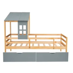 Twin Size House Low Loft Bed With Two Storage Drawers - ModernLuxe 16 Twin Size House Low Loft Bed With Two Storage Drawers - ModernLuxe -Child Furniture Shop GUEST 59f1f98a 2ce5 4ce2 984a 69d06f3f4ee6