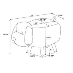 Sparky Puppy Dog Stool Light Brown - Powell 19 Sparky Puppy Dog Stool Light Brown - Powell -Child Furniture Shop GUEST 5abd93da 3849 4daf 8a3e 200618a0c149