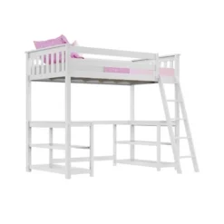 Max & Lily Twin-Size High Loft Bed With Wraparound Desk & Shelves 14 Max & Lily Twin-Size High Loft Bed With Wraparound Desk & Shelves -Child Furniture Shop GUEST 5ae47b3b b90d 4a52 8cbd 1fc4989e5434