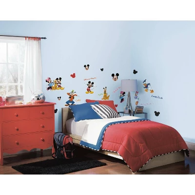 Roommates Mickey And Friends Peel And Stick Wall Decal 3 Roommates Mickey And Friends Peel And Stick Wall Decal