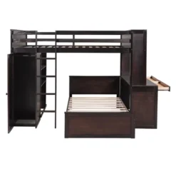 Loft Bed With Stand-Alone Bed, Shelves, Desk And Wardrobe - ModernLuxe 16 Loft Bed With Stand-Alone Bed, Shelves, Desk And Wardrobe - ModernLuxe -Child Furniture Shop GUEST 5b7eb66e 9f44 4702 afc6 bcfa78de4f8e