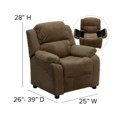 Emma And Oliver Deluxe Padded Contemporary Kids Recliner With Storage Arms 26 Emma And Oliver Deluxe Padded Contemporary Kids Recliner With Storage Arms -Child Furniture Shop GUEST 5e559181 9edd 450a 9ecd d8c9ef8d311e