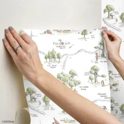 Winnie The Pooh 100 Acre Wood Map Peel And Stick Wallpaper - RoomMates -Child Furniture Shop GUEST 5f7d799b c01b 4027 9a99 f588aec86064