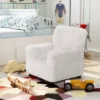 Nuea Faux Fur Kids' Chair White - Homes: Inside + Out -Child Furniture Shop GUEST 60cb9749 ae89 4743 b80e 21c0d44110f9