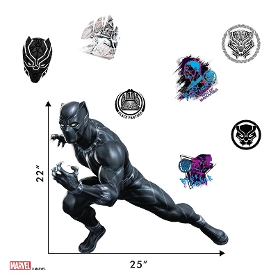 Black Panther Wall Decal - Decalcomania 3 Black Panther Wall Decal - Decalcomania