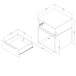 Hourra Nightstand - South Shore -Child Furniture Shop GUEST 66aaf464 b9d0 45fe 9aa4 22adce36e7ce