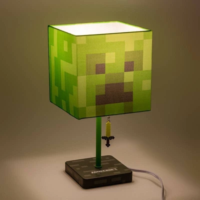 Minecraft Creeper Table Lamp 3 Minecraft Creeper Table Lamp