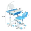 Costway Height Adjustable Kids Desk Chair Set Study Drawing W/Lamp & Bookstand 2 Costway Height Adjustable Kids Desk Chair Set Study Drawing W/Lamp & Bookstand -Child Furniture Shop GUEST 68c8bd1d a832 4595 a538 c5cc8cbb9782