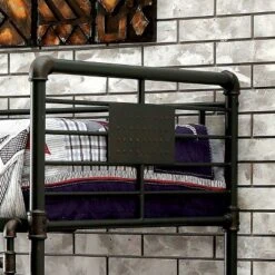 HOMES: Inside + Out Derrick Kids' Bunk Bed Antique Black - IoHOMES -Child Furniture Shop GUEST 699671ef 2302 4ef8 9882 b4eaadaba284