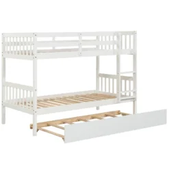 Twin Over Twin Wood Bunk Bed With Trundle, Safety Rail And Ladder-ModernLuxe 14 Twin Over Twin Wood Bunk Bed With Trundle, Safety Rail And Ladder-ModernLuxe -Child Furniture Shop GUEST 69b66f23 2c3c 4c06 b01b 6daa9181e388
