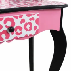 Fashion Leopard Prints Gisele Play Wooden Vanity Set Pink / Black - Teamson Kids 14 Fashion Leopard Prints Gisele Play Wooden Vanity Set Pink / Black - Teamson Kids -Child Furniture Shop GUEST 6a3aa383 76cf 42ab b34d 1101da788167