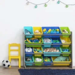 Kids' Super-Size Toy Organizer Elements Collection Gray - Humble Crew -Child Furniture Shop GUEST 6b8ca1b7 700a 477a bc56 0f7717cc5976