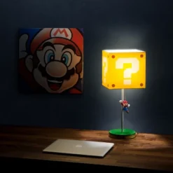 Child Furniture Shop 31 14" Nintendo Super Mario Block Table Lamp