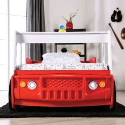 Twin Kamphora Fire Truck Engine Youth Bed - Red - MiBasics -Child Furniture Shop GUEST 6f24c251 9a67 432d 9f28 1bd5deb0d1d7