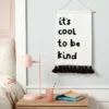 It's Cool To Be Kind Hanging Kids' Knit Banner - Pillowfort™ -Child Furniture Shop GUEST 6fe69ca1 922a 4c68 b9c7 0469241e662a