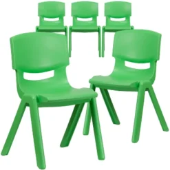 Emma And Oliver 5 Pack Plastic Stackable School Chair With 15.5'' Seat Height -Child Furniture Shop GUEST 6fee0c30 12b2 4a3e 92f7 9f2b7ecb11c3