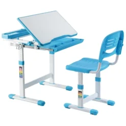 Mount-It! Kids Desk And Chair Set | Height Adjustable Ergonomic Children's School Workstation With Storage Drawer | Blue 14 Mount-It! Kids Desk And Chair Set | Height Adjustable Ergonomic Children's School Workstation With Storage Drawer | Blue -Child Furniture Shop GUEST 70f1762b 1dc0 40ea 85c8 d9b157fc48b0
