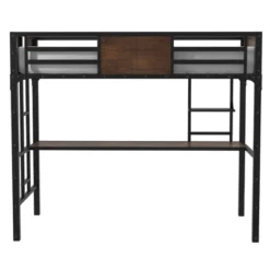 Twin Navii Industrial Loft Bed Black - HOMES: Inside + Out -Child Furniture Shop GUEST 72ff3fd0 c16a 4fa9 a931 60900160fcc9