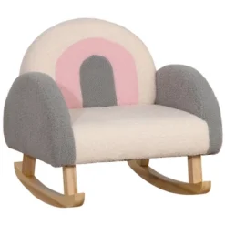 Qaba Kids Sofa, Rocking Toddler Sofa Chair With Solid Wooden Frame, Faux Lamb Fleece Fabric For Nursery, Kindergarten, Playroom, Bedroom 15 Qaba Kids Sofa, Rocking Toddler Sofa Chair With Solid Wooden Frame, Faux Lamb Fleece Fabric For Nursery, Kindergarten, Playroom, Bedroom -Child Furniture Shop GUEST 798ee29a 0be1 45a0 9b95 29078c1fed5a