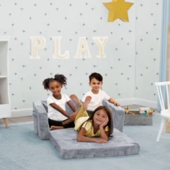 Delta Children Kids' Serta Perfect Sleeper Extra Wide Comfy 2-in-1 Flip Open Convertible Sofa To Lounger - Gray 11 Delta Children Kids' Serta Perfect Sleeper Extra Wide Comfy 2-in-1 Flip Open Convertible Sofa To Lounger - Gray -Child Furniture Shop GUEST 7aba4dca c024 4d4d b0d7 28e0ca81cf1a