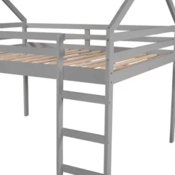 Full Size House Shape Loft Bed With Slides - ModernLuxe -Child Furniture Shop GUEST 7f940ed8 547d 4cae 9d87 fa0a05c32864