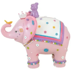 Northlight 5.75" Children's Pink Elephant With Monkey Coin Bank -Child Furniture Shop GUEST 82132f86 0566 4d6a ae62 b1d288b9abd1