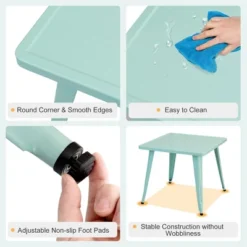 Costway Kids Steel 27'' Square Table Children Play Learn Activity Table Indoor Outdoor 19 Costway Kids Steel 27'' Square Table Children Play Learn Activity Table Indoor Outdoor -Child Furniture Shop GUEST 82865224 0f9c 453b bbd0 772bae53501c