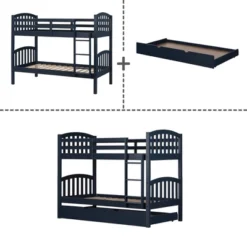 Ulysses Bunk Beds With Trundle Blue - South Shore 21 Ulysses Bunk Beds With Trundle Blue - South Shore -Child Furniture Shop GUEST 85ae5219 7c3a 47a1 a8ce 6a405639f94c