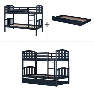 Ulysses Bunk Beds With Trundle Blue - South Shore 10 Ulysses Bunk Beds With Trundle Blue - South Shore - Image 8
