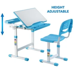Mount-It! Kids Desk And Chair Set | Height Adjustable Ergonomic Children's School Workstation With Storage Drawer | Blue 15 Mount-It! Kids Desk And Chair Set | Height Adjustable Ergonomic Children's School Workstation With Storage Drawer | Blue -Child Furniture Shop GUEST 868b815d 4429 4edc 9196 af85aa9cf585
