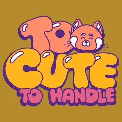 Junior's Turning Red Too Cute To Handle Festival Muscle Tee 3 Junior's Turning Red Too Cute To Handle Festival Muscle Tee