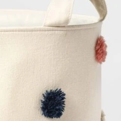 Pom-Pom Kids' Storage Basket Cream - Pillowfort™ -Child Furniture Shop GUEST 8e22ad91 8987 426d b2cc 783a50f4718b
