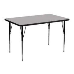 Flash Furniture 30''W X 48''L Rectangular Thermal Laminate Activity Table - Standard Height Adjustable Legs -Child Furniture Shop GUEST 8ef0f93e 3799 4707 beb7 de55d83c819c