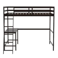 Flash Furniture Riley Loft Bed Frame With Desk, Wooden Bed Frame With Protective Guard Rails & Ladder For Kids And Teens 21 Flash Furniture Riley Loft Bed Frame With Desk, Wooden Bed Frame With Protective Guard Rails & Ladder For Kids And Teens -Child Furniture Shop GUEST 9181c584 707c 4b5e 9b86 10d460f433e5