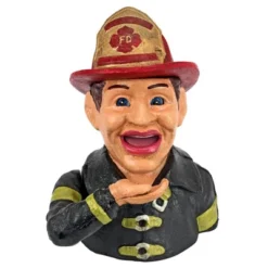 Design Toscano Fireman's Fund Die-Cast Iron Mechanical Coin Bank