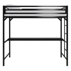 Twin Max Metal Loft Bed With Desk Black - Room & Joy -Child Furniture Shop GUEST 94d1c0bd 989c 4cb6 be10 7262b8d2bae1