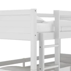 Twin Capri Wood Triple Bunk Bed White - Hillsdale Furniture -Child Furniture Shop GUEST 95c16700 608f 4d64 9639 2204709b7ab4