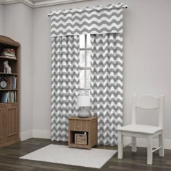 Wavy Chevron Room Darkening Curtain Panel - Eclipse My Scene -Child Furniture Shop GUEST 95d8ab86 75e6 4a5f 97e6 a386736a368b