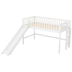 Twin Size Loft Bed With Ladder And Slide-ModernLuxe -Child Furniture Shop GUEST 960ac8ac 7bd1 4a6a a1d1 e4446537ba66